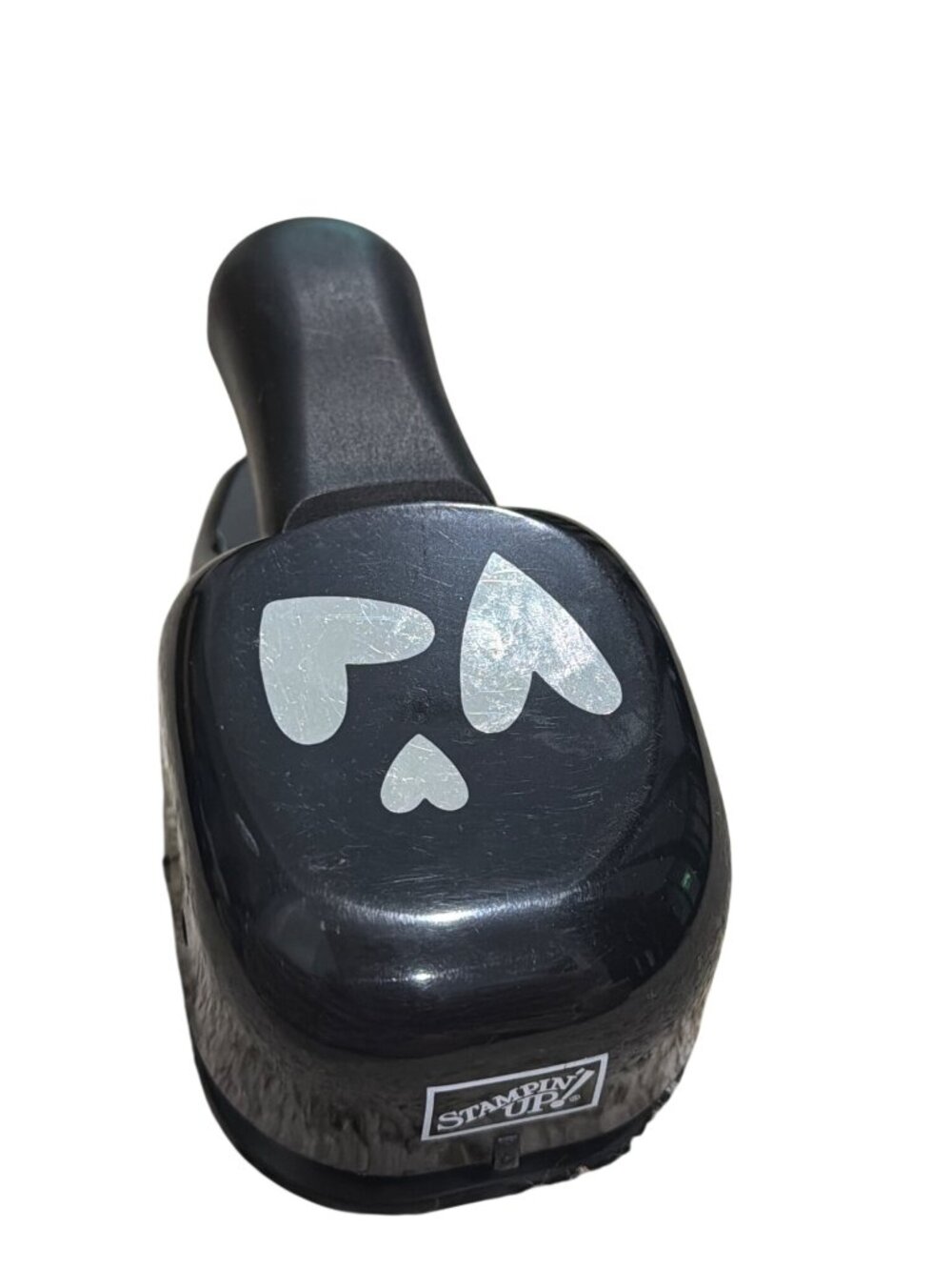 Stampin Up Paper Punch Heart Shape Black Craft Tool